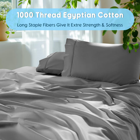 SONORO KATE flat sheet neatly spread over king bed