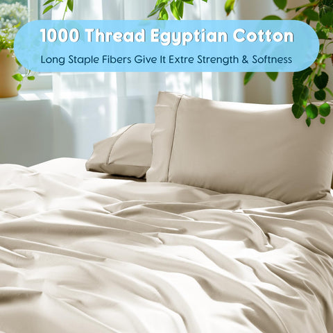SONORO KATE king flat sheet in cream 105x102