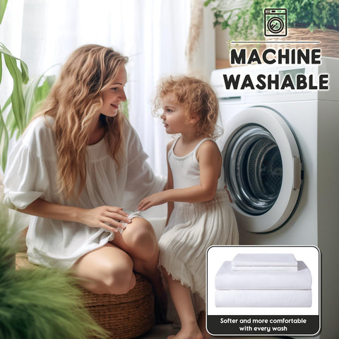 SONORO KATE linen care guide, easy machine wash and care to keep fibers vibrant