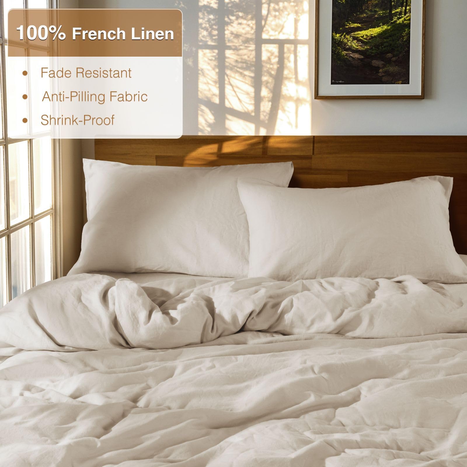 SONORO KATE duvet cover queen hidden zipper closure in use