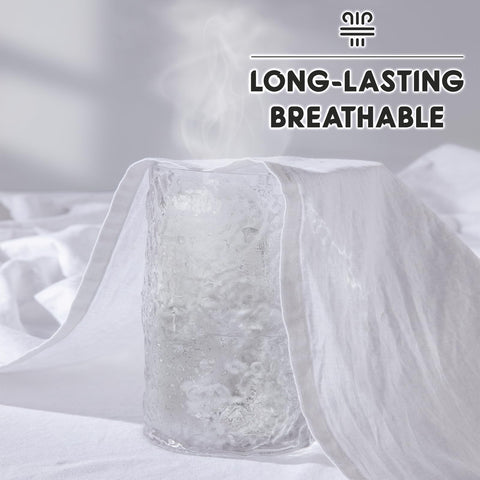 SONORO KATE linen pillowcases 20x40, helps maintain cool, wrinkle-resistant pillow storage