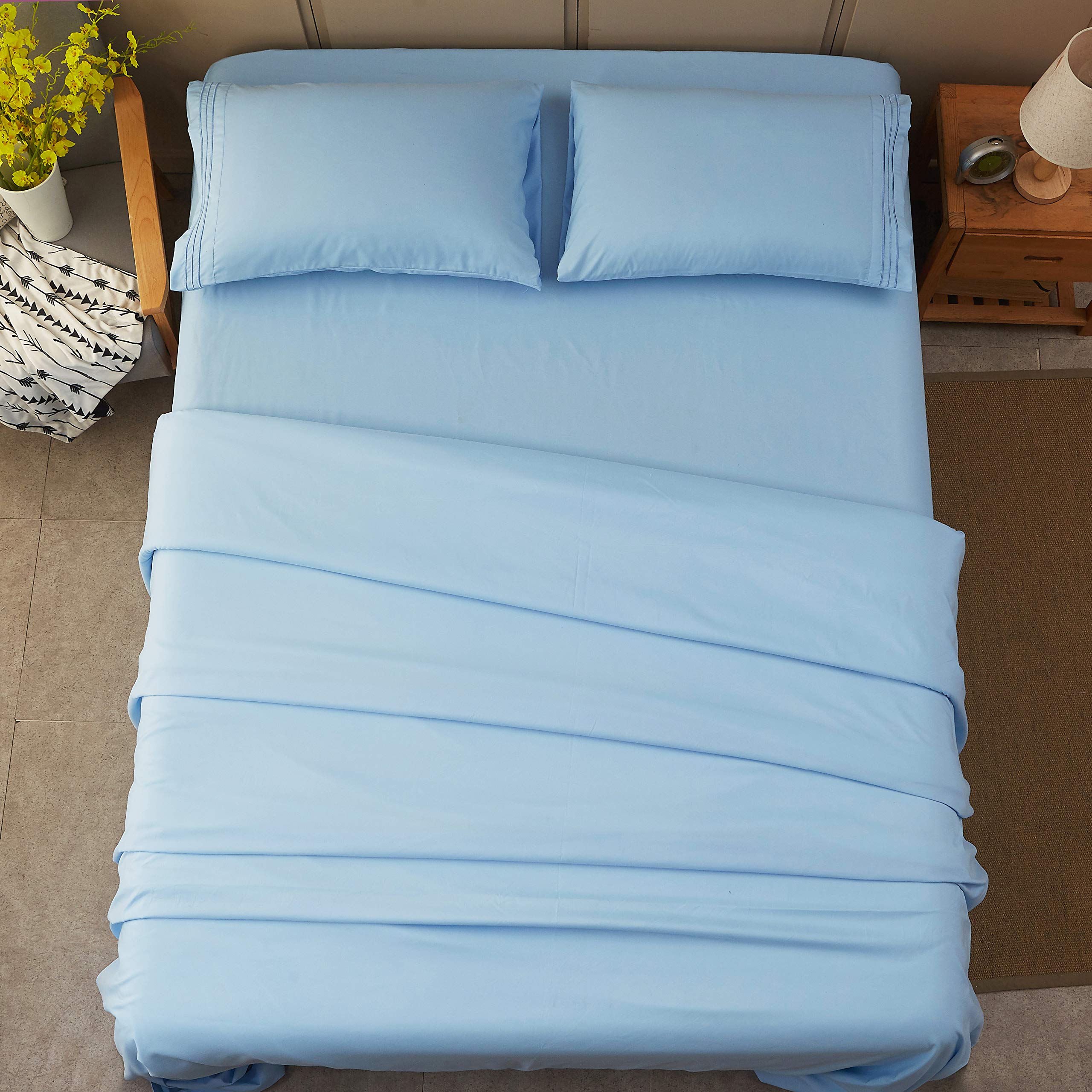 SONORO KATE pillowcases 20x30 complement deep pockets and pillow stability