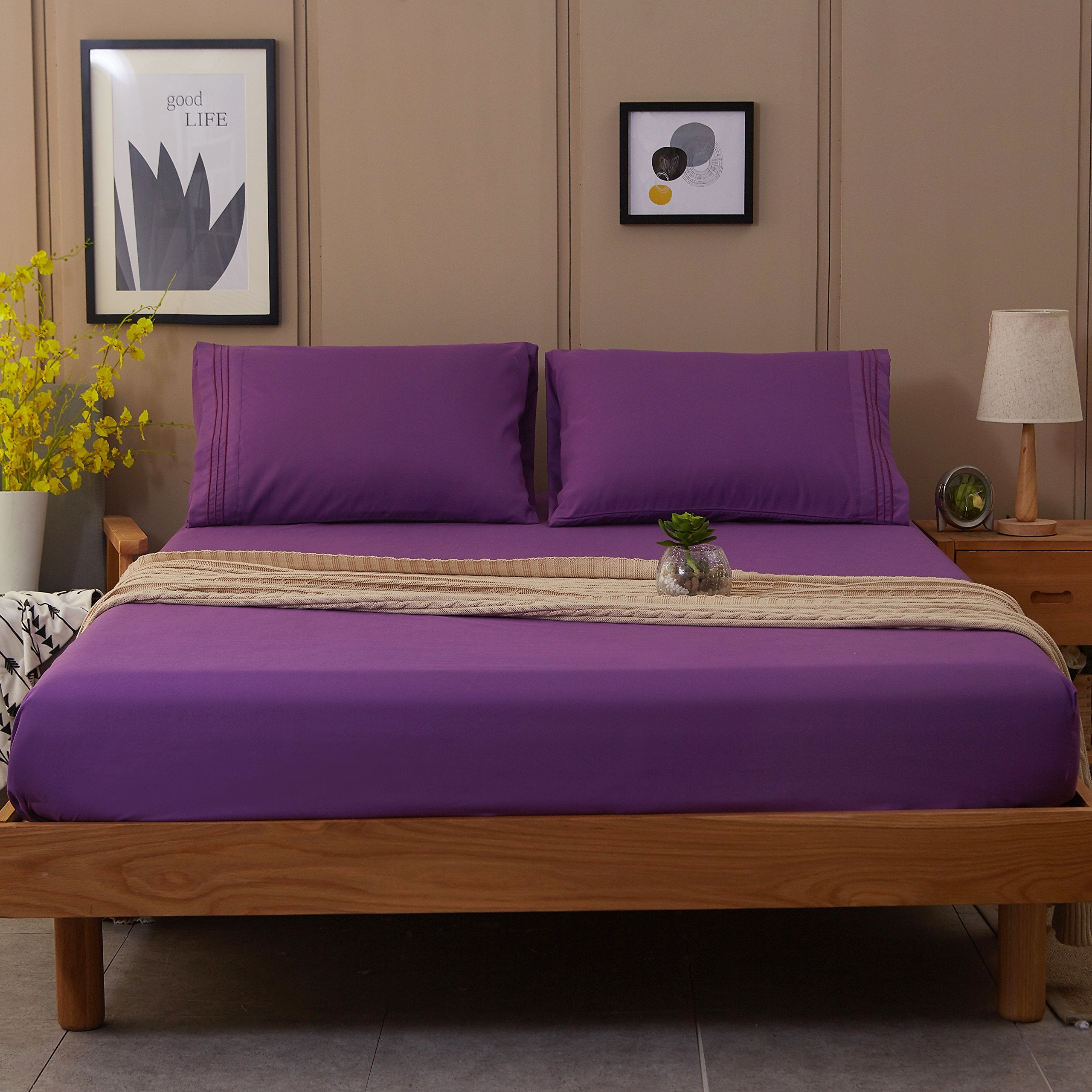 SONORO KATE easy-care sheets are machine washable and quick-drying