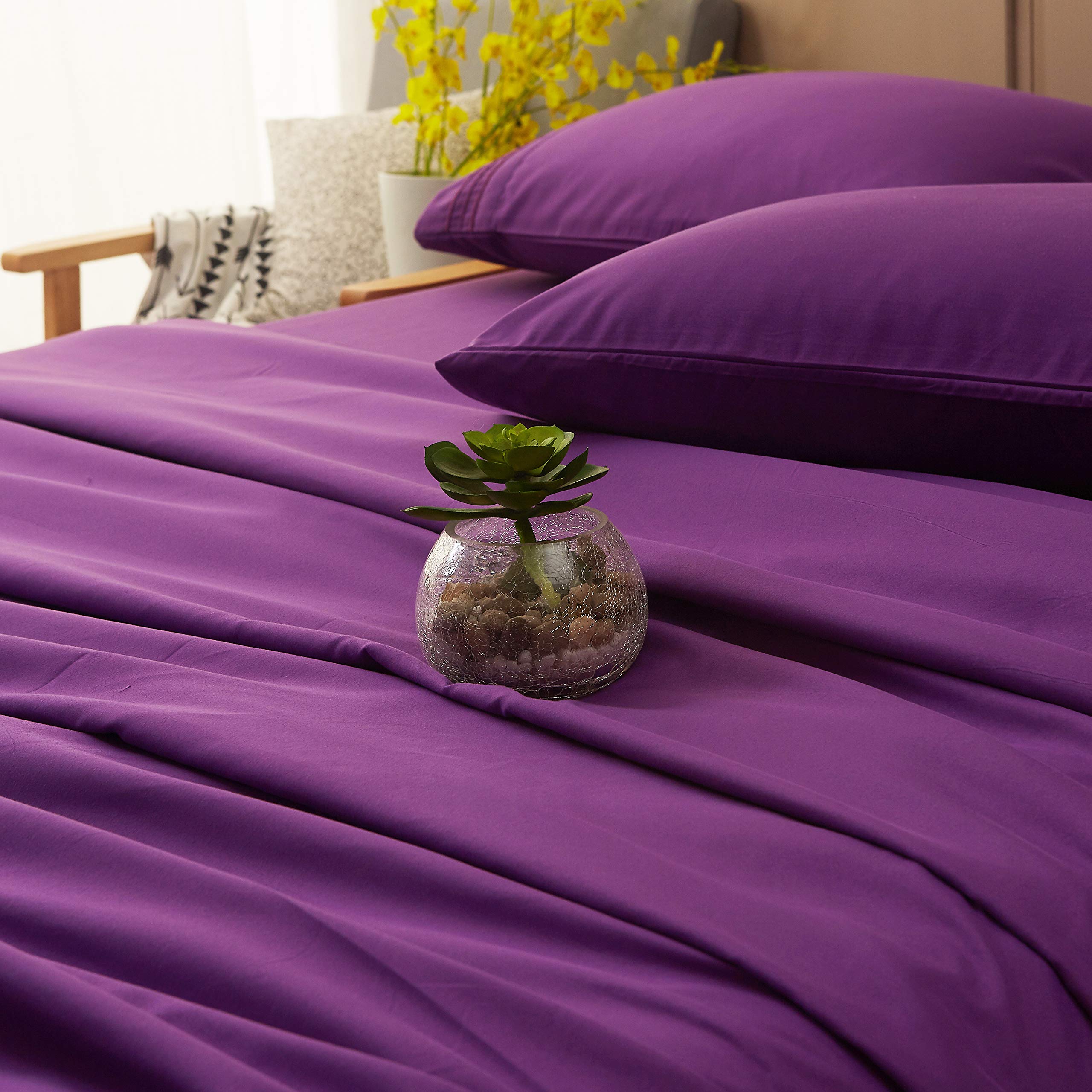 SONORO KATE embroidery detail adds refined style to the bedding