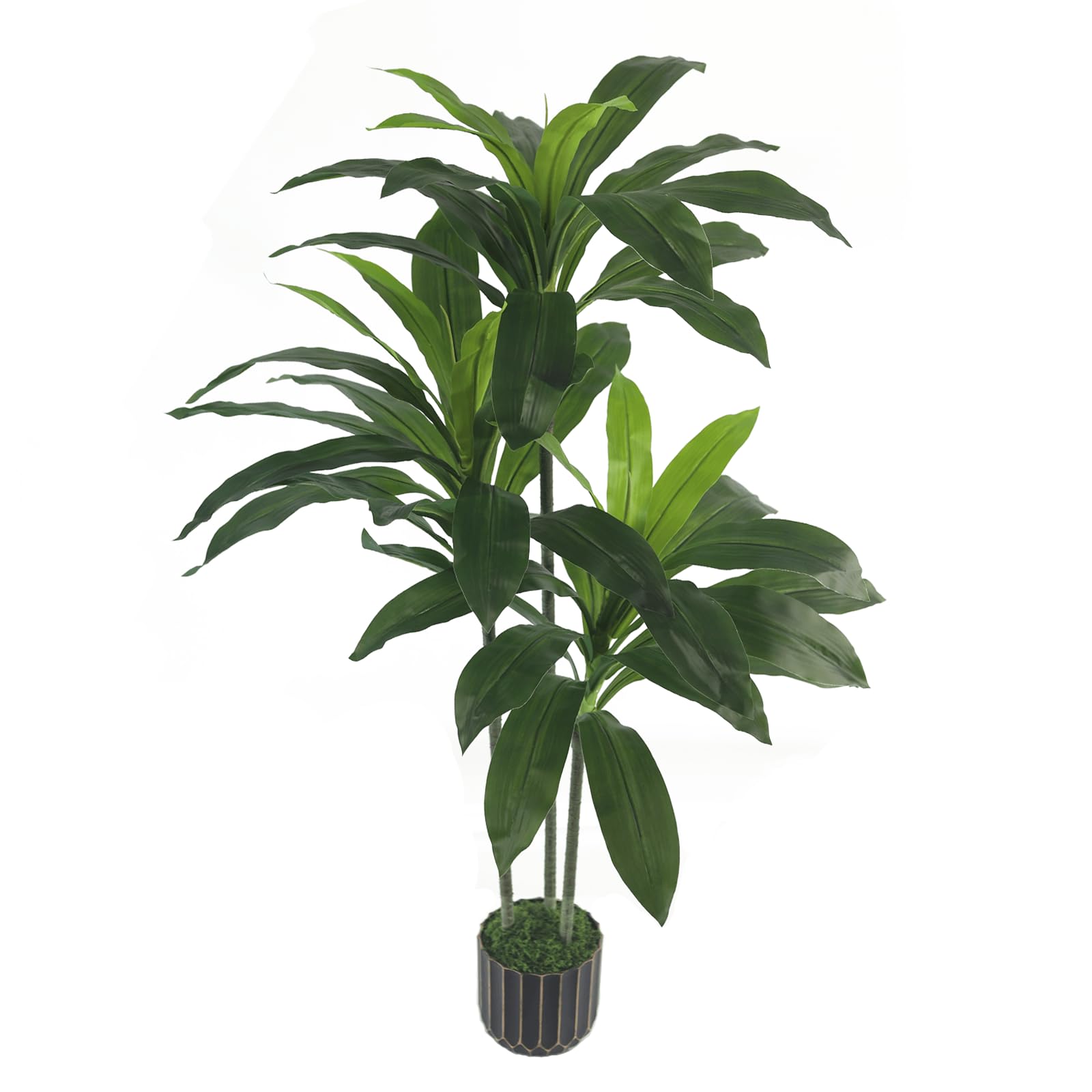 Sonvviky artificial Dracaena tree in full view, an elegant indoor focal point.