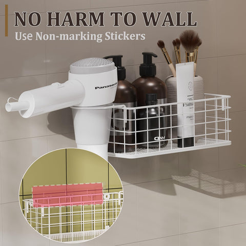 Sonyabecca diamond mesh nets offer ventilated storage for brushes and sprays