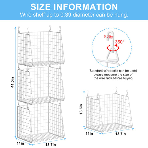 Sonyabecca durable coated-steel wire construction supports heavy loads.