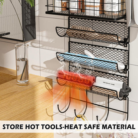 Sonyabecca four hooks keep cords and accessories organized and accessible.