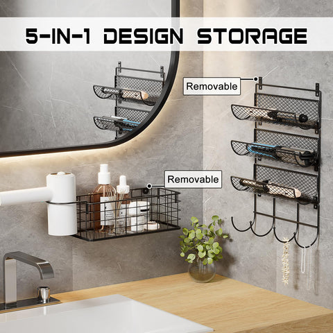 Sonyabecca mounting options include screws and non-marking stickers for versatile installation.