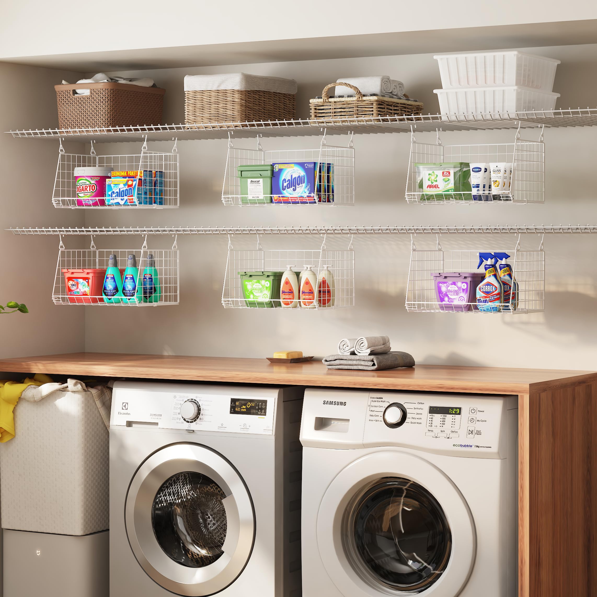 Sonyabecca Modular design lets you use baskets together or separately.