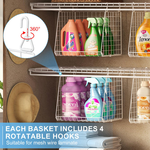 Sonyabecca tall-height baskets ideal for tall bottles and bulky items.
