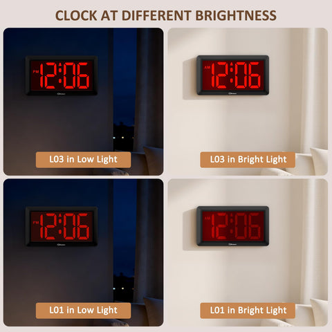 Soobest clock shows 12/24-hour formats for flexible time reading.