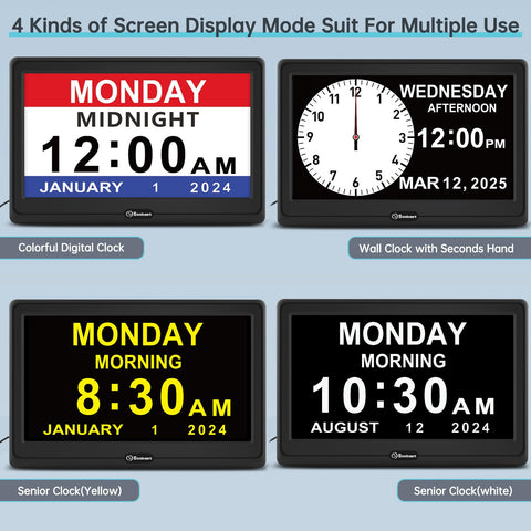 Soobest brightness controls and auto dimming at night