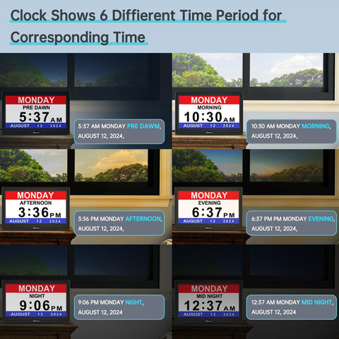 Soobest time period display indicating morning or night