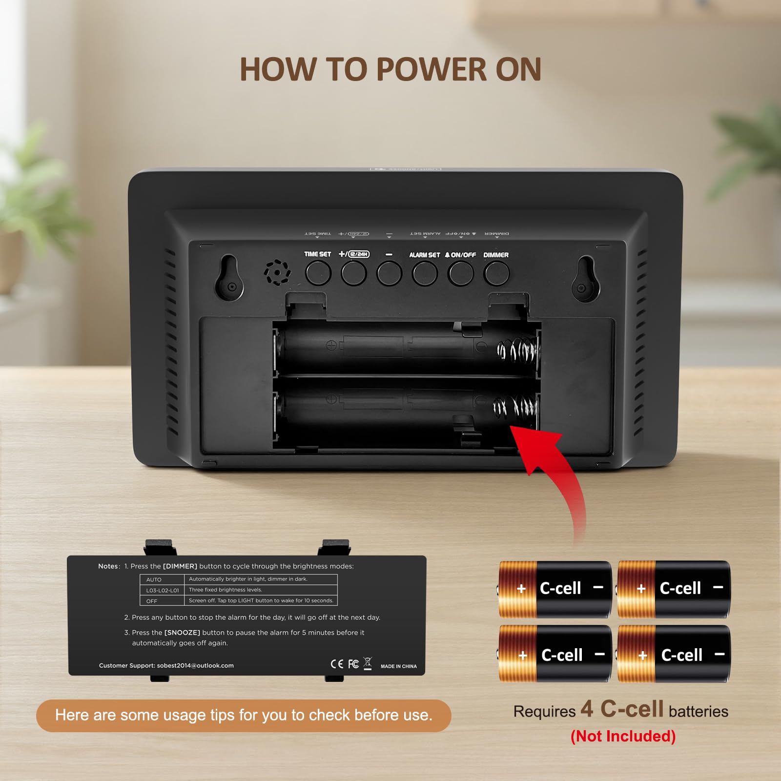 Soobest auto-dimmer display reduces glare for day and night viewing.
