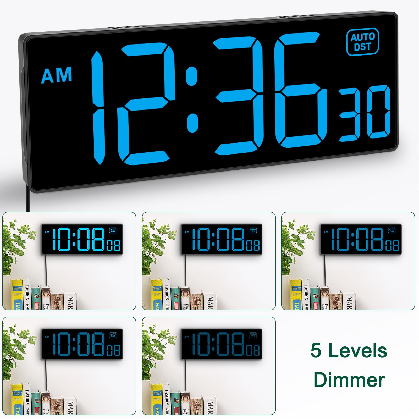 Soobest clock supports Auto DST and time formats for regional accuracy.