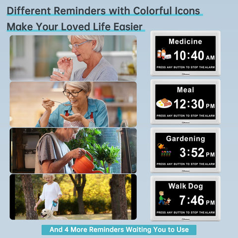 Soobest clock offers 3 ringtones with adjustable volume for comfort.