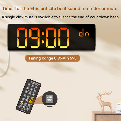 Soobest digital timer helps kitchen and gym timing and intervals