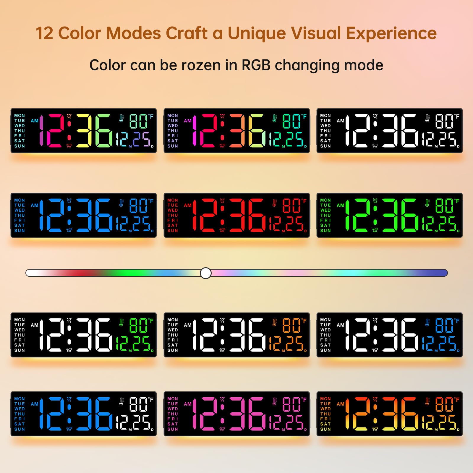 Soobest large digital display in a classroom or living room setting
