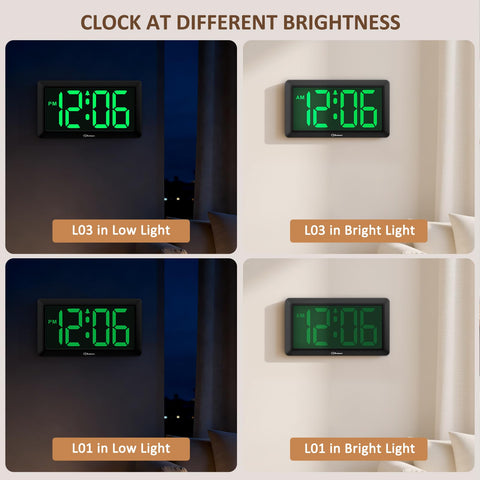 Soobest modern wall clock suitable for living rooms, kitchens, and offices.