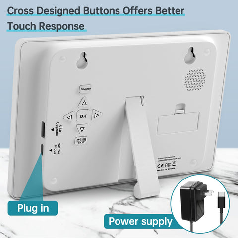 Soobest plug and play clock setup requires no remote.