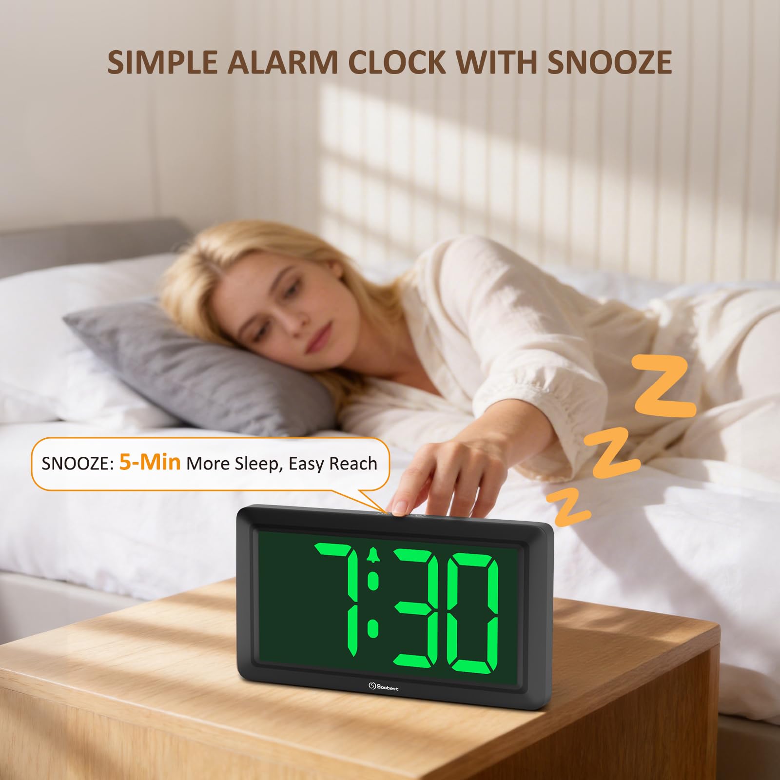 Soobest practical gift clock ideal for households and offices.