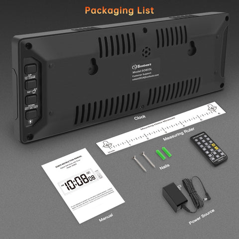 Soobest wall mount design with a long 70 inch cable for placement.