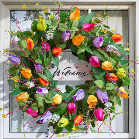 Soomeir lifelike floral textures provide a fresh spring or summer look.