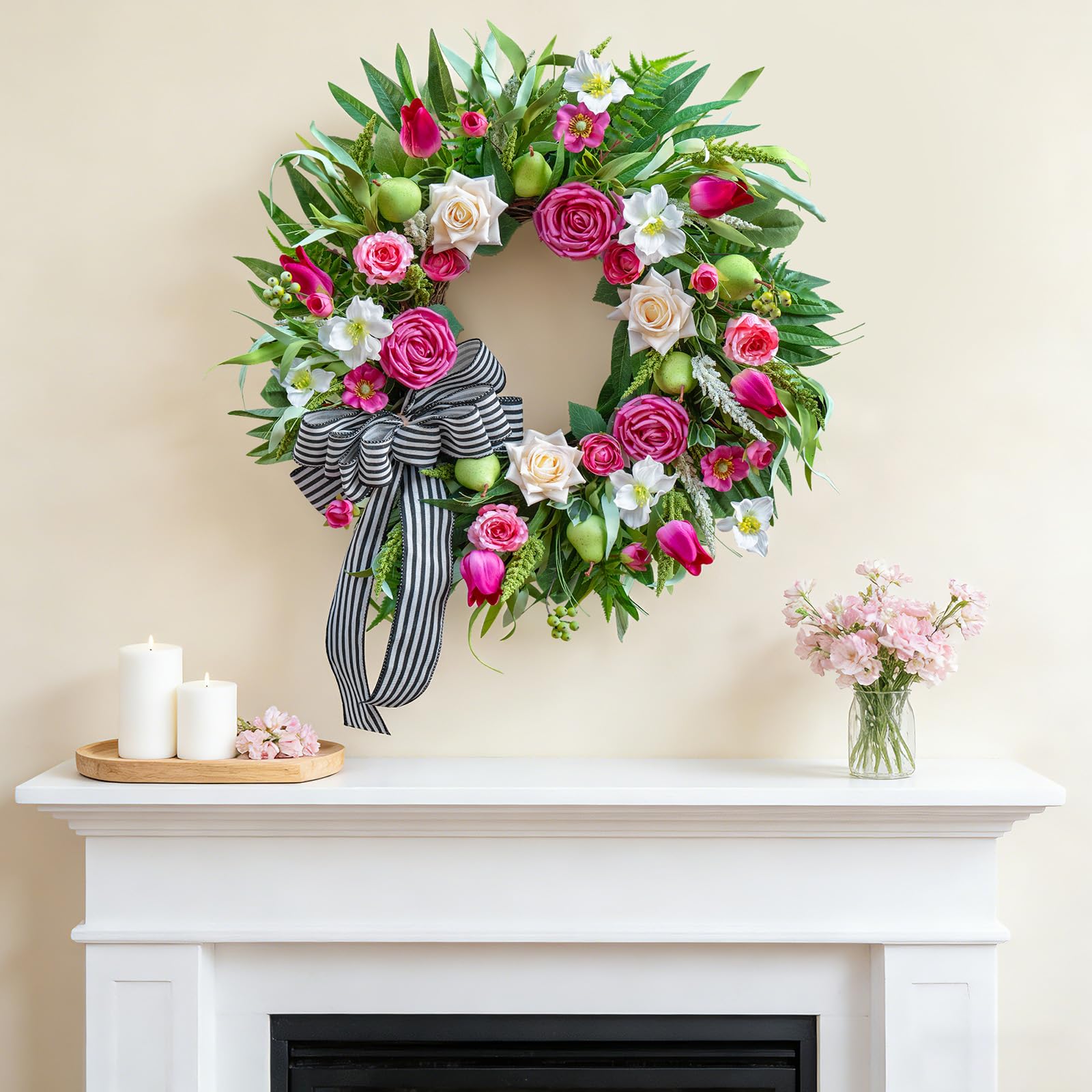 Soomeir decorative fruits accent for a seasonal touch.