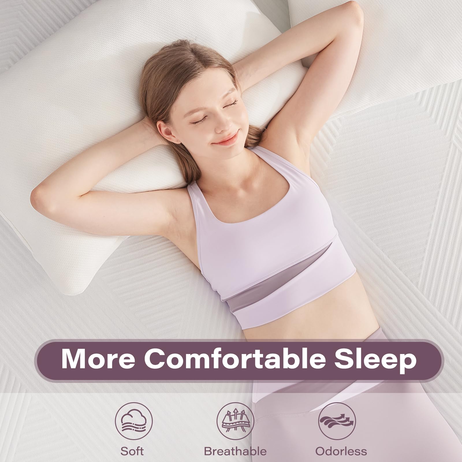 SOOSLEEPY CertiPUR-US certified foam label signaling safety and quality.