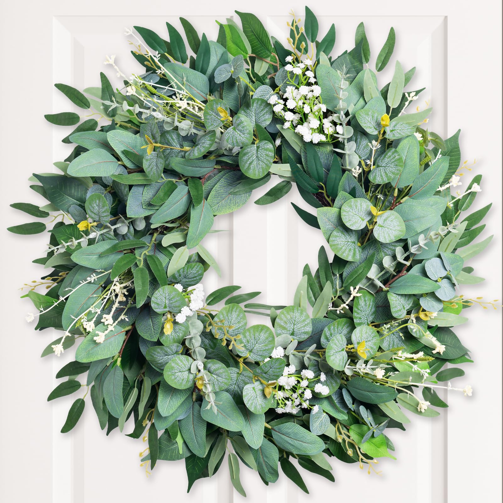 Soosubel wreath easy fluff and setup saves time while decorating