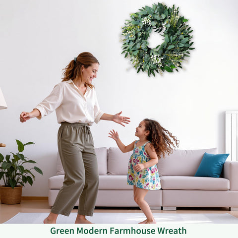 Soosubel wreath lifelike texture adds natural charm to rooms