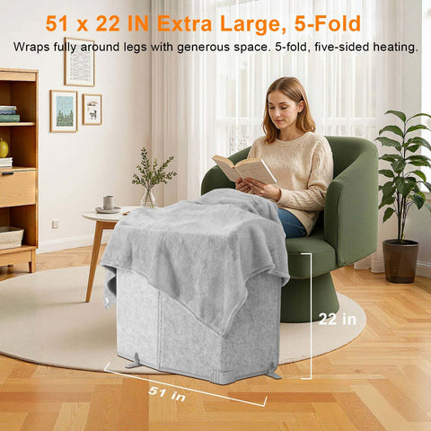 SOPHRAY heater with blanket included ready to lock in warmth