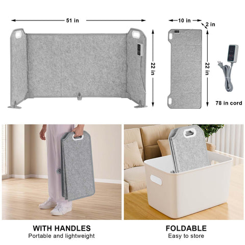 SOPHRAY folded compact form fits neatly under a desk