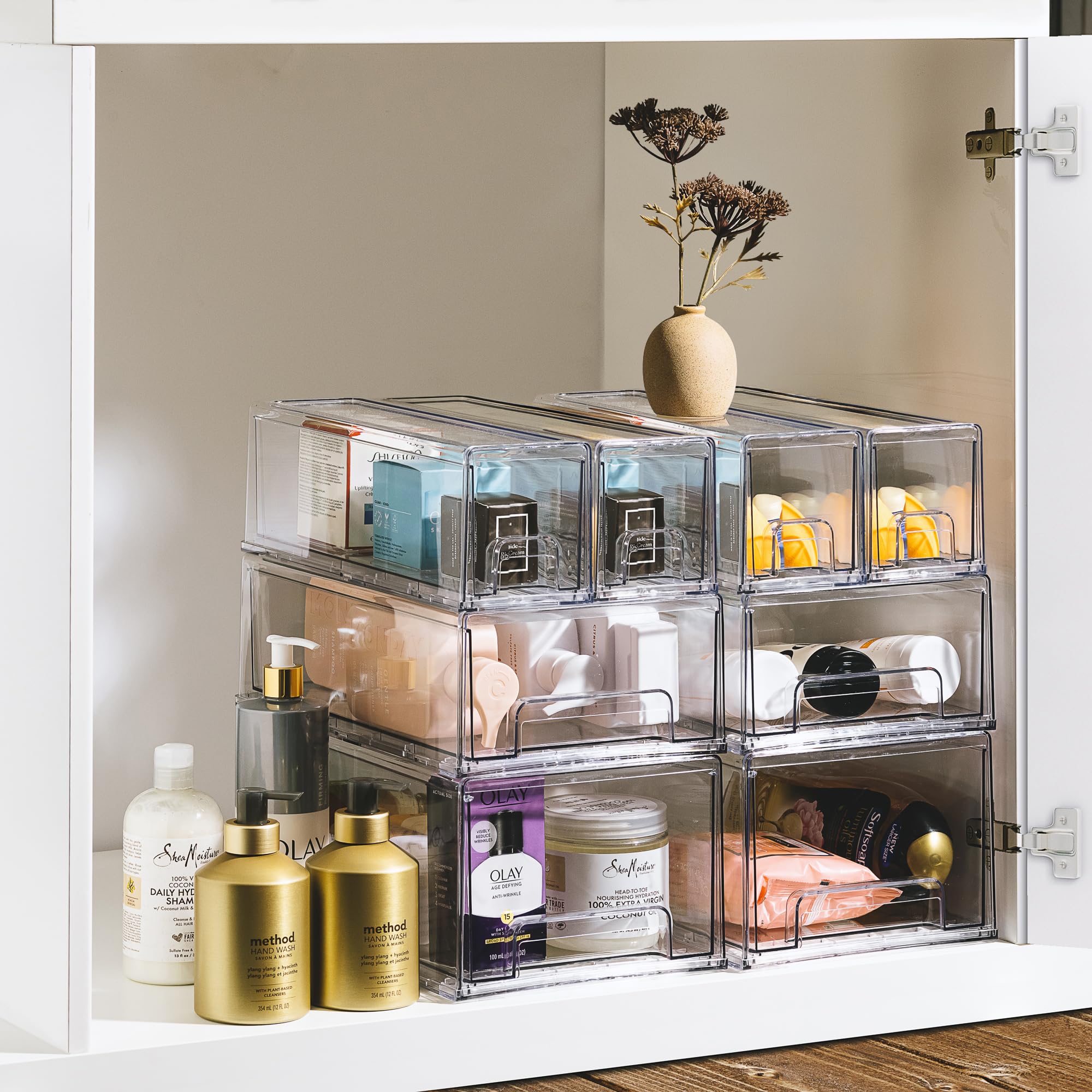 Sorbus bathroom cabinet organization for cosmetics and toiletries