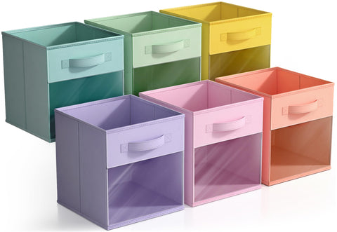 Sorbus bin dimensions 10.5x10.5x11 inches for compact storage