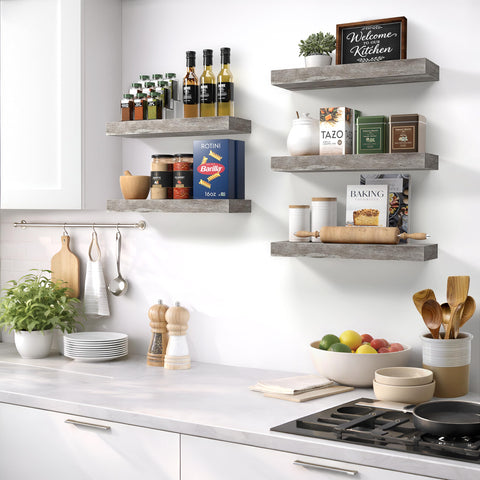 Sorbus bathroom shelf holding towels and essentials with tidy organization