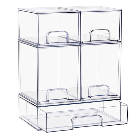 Sorbus stackable drawers baby bottle storage for organized feeding supplies