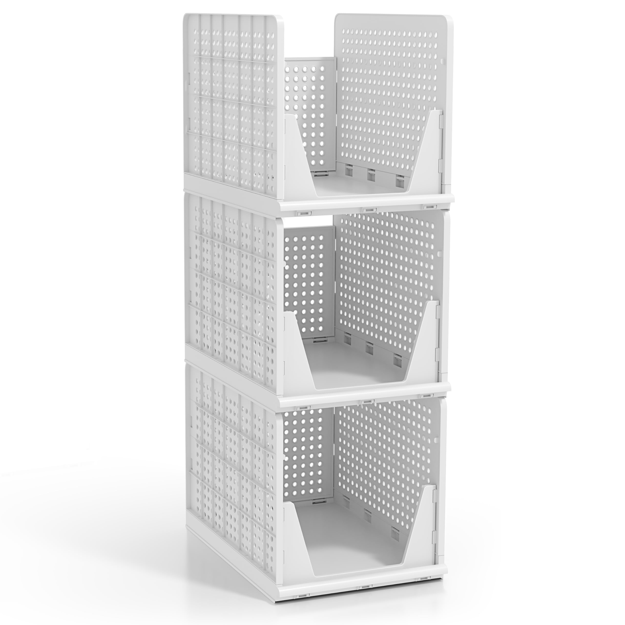 Sorbus durable plastic bins suitable for daily use in kitchen.