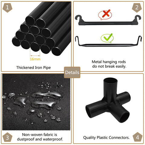 SORCEDAS easy assembly helps you set up quickly