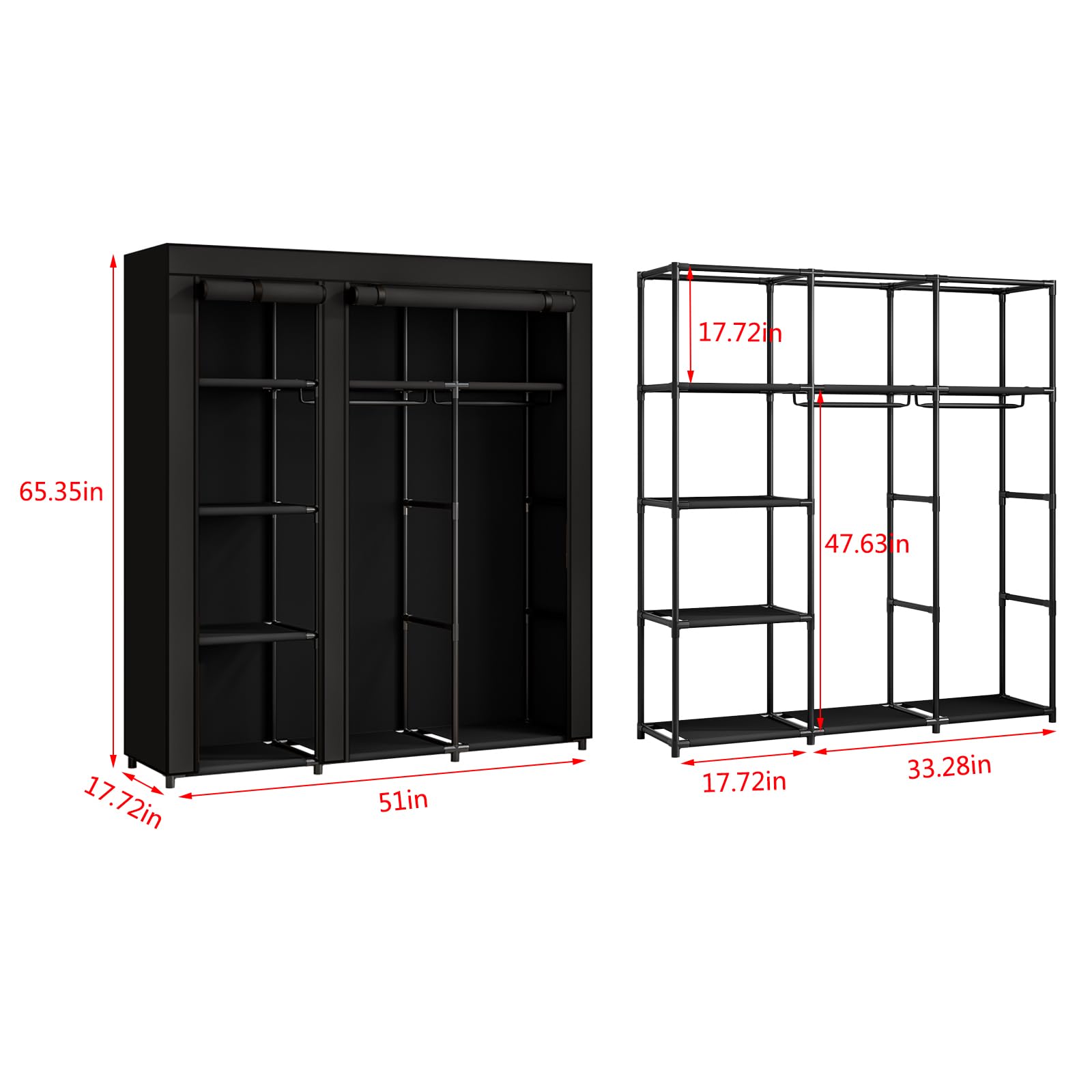SORCEDAS metal frame provides solid support and durability