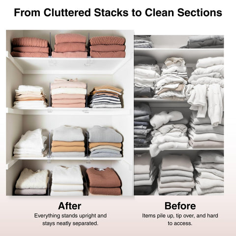 SortNStore acrylic divider for purses provides sturdy, clutter-reducing organization