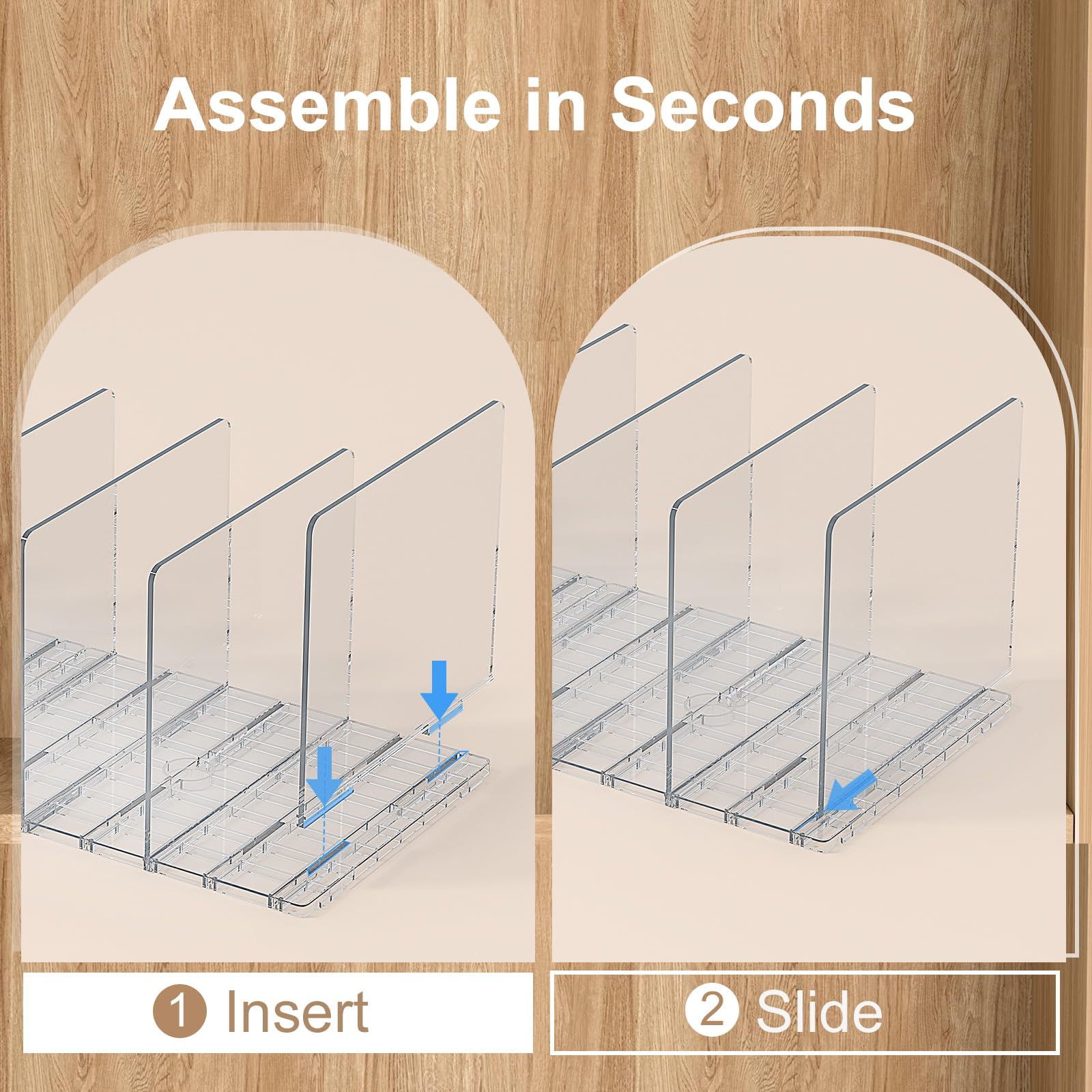 SortNStore-space-saving-closet-organizer maximizes vertical bag storage in small spaces