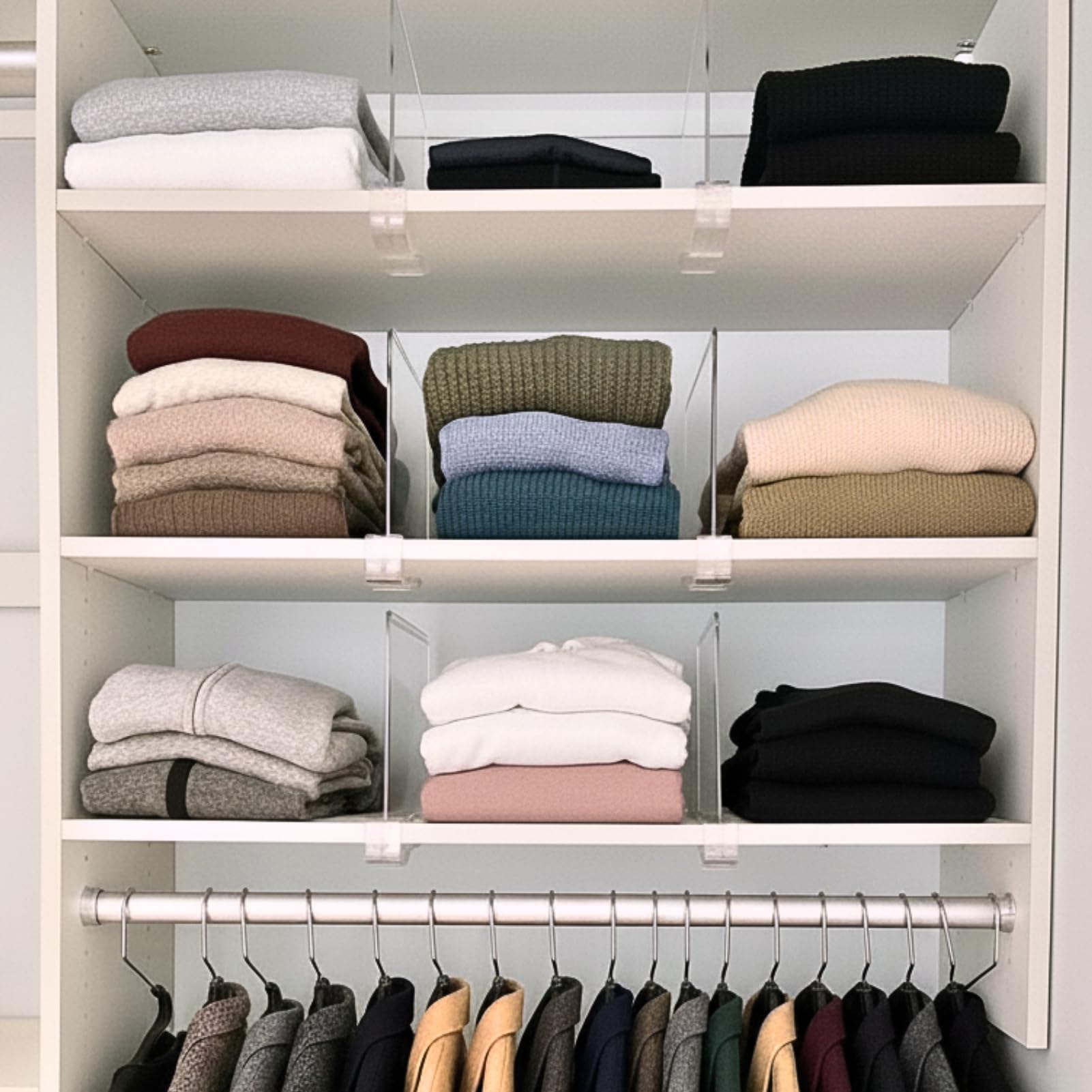 SortNStore tidy display divider creates a clutter free look