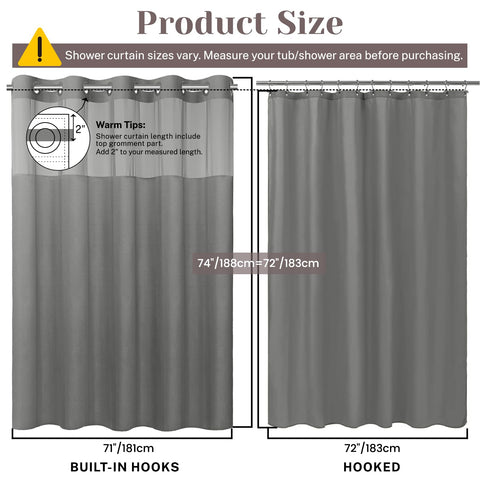 SORTTO grey fabric curtain enhances modern bathroom aesthetics