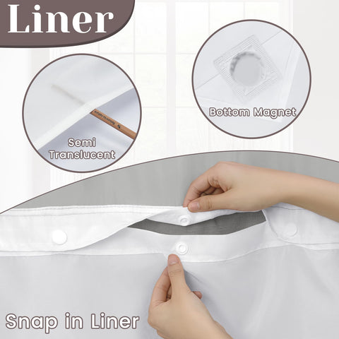 SORTTO hotel-style curtain with grommets offers fast, clean setup