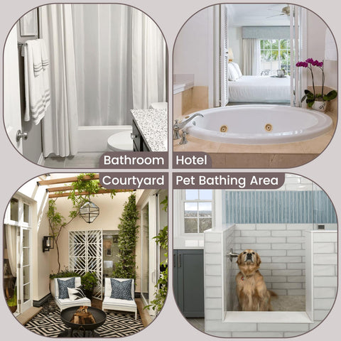 SORTTO Machine washable outer curtain; easy care and quick refresh.