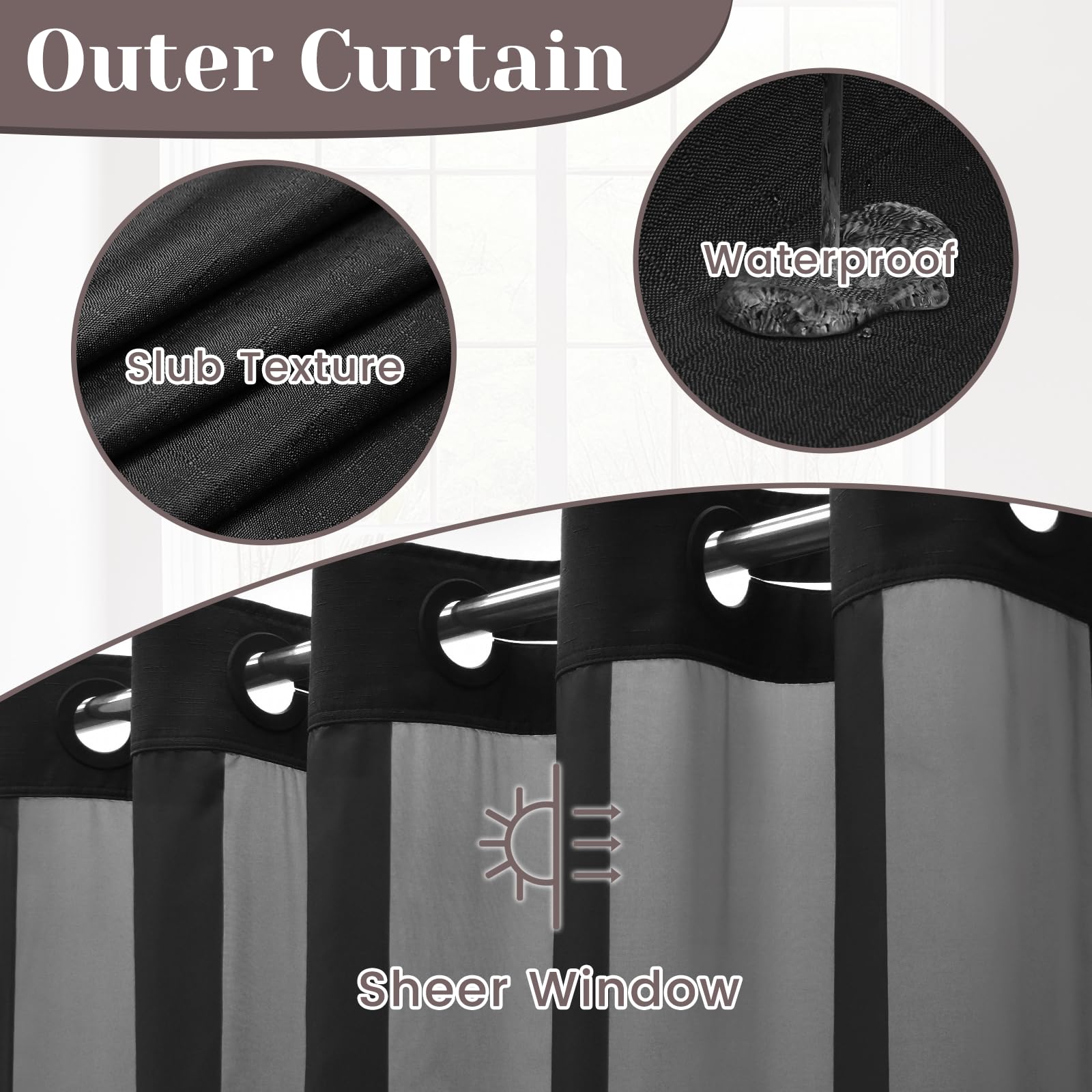 SORTTO Snap-In Liner with waterproof inner for easy removal and cleaning.