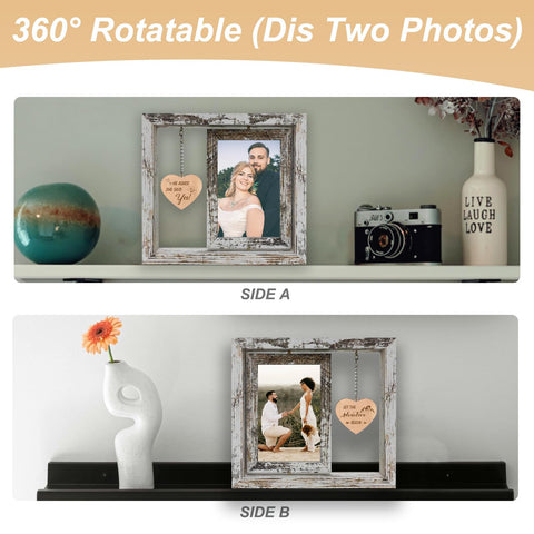 Soruney Double real glass preserves clear photos and lasting display.