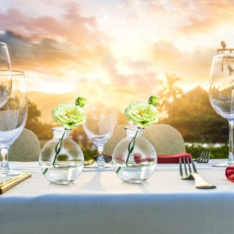 SOUJOY dining table centerpiece vase for intimate dinner party setups
